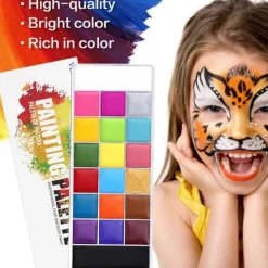 2025 20 Färger Oljebaserad Ansiktsfärg Kroppsfärg Scensmink Ansiktsfärg Halloween Jul> Smink