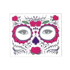 2025 4 ST Halloween Ansiktsdekaler Långvariga Vattentäta Temporära Tatueringar Dekorativa Dekaler><noscript><img width=