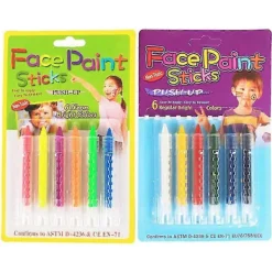 2025 12 st Halloween Party Ansikts- och Kroppsmålningskritor för Maskerader> Smink