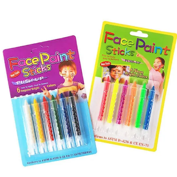 2025 12 st Halloween Party Målarkritor Ansikts- och Kroppsmålningsstift för Maskerader> Smink