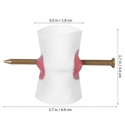 2025 2 st Halloween Skämt Rekvisita Spik I Ditt Finger Falska Rekvisita Läskiga Skämt Leksaker Blodiga Finger Tricks Rekvisita><noscript><img width=