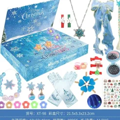 2023 Amazon Julkalender Nedräknings Blind Box Enhörning Is och Snö Ornament Flickor Semestergåva Leksak XT-86-1 Unicorn Blind Box 423g—PA><noscript><img width=