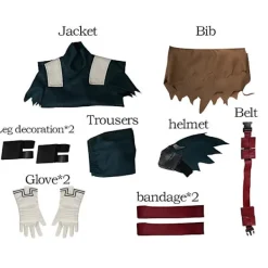 2023 Anime My Hero Cosplay Academia Midoriya Izuku Cosplay Kostym Peruk Vuxna Män Byxor Kappa Bälte Peruk Kostymer Halloween kostym XL><noscript><img width=