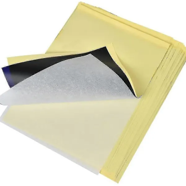 30 ark karbon tatueringspapper, professionellt A4-karbonpapper, kalkeringspapper, överföringspapper, mallpapper, mall för egen utskrift> Smink