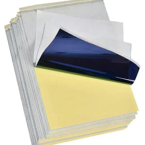 30 ark karbon tatueringspapper, professionellt A4-karbonpapper, kalkeringspapper, överföringspapper, mallpapper, mall för egen utskrift> Smink