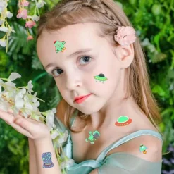 25 ark med tillfälliga glödtatueringar, rymdmönster som lyser i mörkret KLB><noscript><img width=