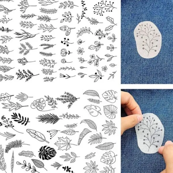 SmåDelar 2 ark sömnads- och roderipapper, handsömnadsstailisator> Smink