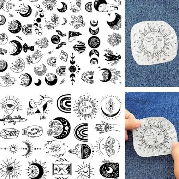 SmåDelar 2 ark sömnads- och roderipapper, handsömnadsstailisator> Smink