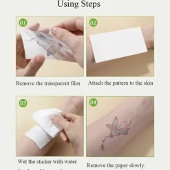 10 ark Vattentäta kroppsdekaler för självständighetsdagen 4 juli Temporära tatueringar USA Amerikanska flaggtatueringar Dekaler><noscript><img width=