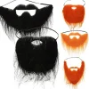 5 Brown Fake Mustaches Self Adhesive Accessories Perfect for Halloween Party and Family Gatherings> Tillbehör