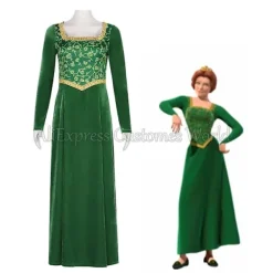 LAIQIANKUI 2024 cos Anime Princess Green Dress Fiona Dress Shrek Cosplay kostym Halloween Fancy Fantasy Party Kostym Rollspel för vuxen kvinna XXL Cosplay | Fyndiq><noscript><img width=