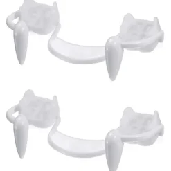 FMYSJ 4 Delar Infällbara Vampyrtänder Kit Teleskopiska Tänder Huggtänder Hängslen Falska Tandproteser Med Halloween Party Huggtänder (3st Normal), Halloween Orname (FMY) | Fyndiq> Tillbehör