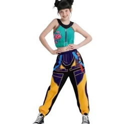 2025 Demon Hunter K-Pop Kostym | Halloweenkostym för Kvinnor och Barn Cosplay Ankelring-FF- Ankelring 130cm 130cm><noscript><img width=