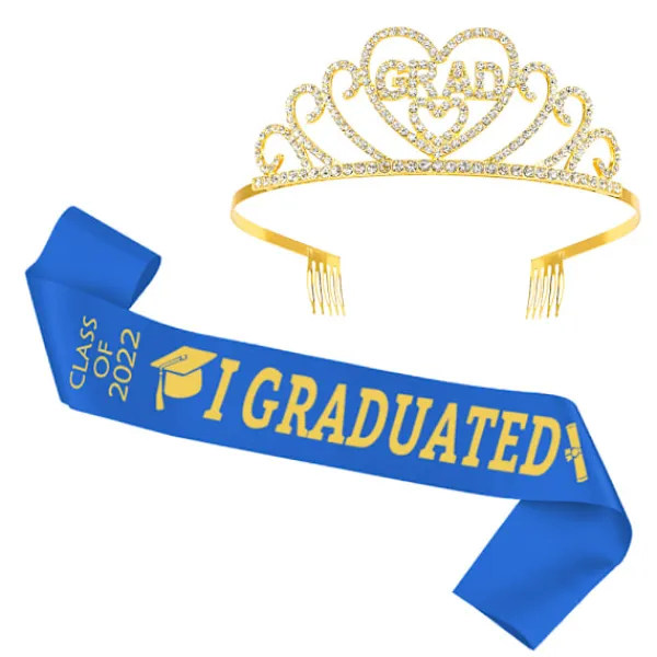 2023 Examen Mössa med Stola Graduation Sash för Graduation Part> Huvudbonader