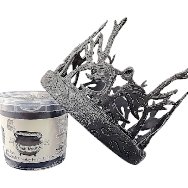 2024 Formbar Cosplay Skumlera (Svart) Från - Hög Densitet - 300g - Lufttorkar som Eva-skum, lättviktig, slipas och målas enkelt, giftfri> Smink