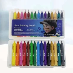 16 Färger Ansiktsfärg Säkerhet Ansikts- och Kroppskritor Push-pull Kritor Människokroppsmålningspennor för Superbowl Party Tillbehör _Billiga gåvor | Fyndiq><noscript><img width=