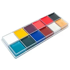 12 färger Kroppsmålningspalett Säkert ansikte Kroppsmålningsolja för Opera Professional Body Painting Show><noscript><img width=