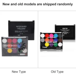 15 Färger Sminkset Ansikte Kropp Giftfri Vattenlöslig Målningsverktyg><noscript><img width=