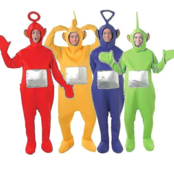 4 Färger Teletubbies Roll Vuxen Rolig Kostym W-Perfekt Lila l> Dräkter