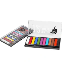 12 Färger VM Halloween Smink Ansiktsfärg Jul Ansiktsfärg><noscript><img width=