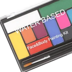 15 Färgers Vattenbaserad Sminkpalett Professionell Kropps- och Ansiktsfärg för Halloween><noscript><img width=