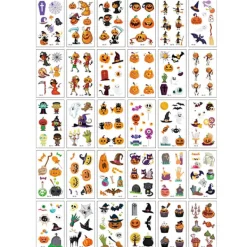 300 Halloween Temporära Tatueringar Läskiga Falska Sår Ärr Smink Klistermärken För Ansikte Kropp Kostymfest Tillbehör Skräck Cosplay Rekvisita 150 Designer | Fyndiq> Smink