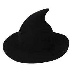 2025 Julgranskulor Halloween Häxhatt med Spetsig Topp Party Rolig Stikad Ullhatt> Huvudbonader