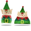 2 Julklappsmössa för vuxna och barn Roliga flanellmössor C> Huvudbonader