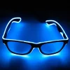 1 Ljus Upp Glasögon, Blå 4 Lägen LED Glasögon EL Tråd Neon Ljus> Tillbehör