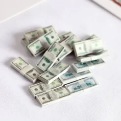 150 magiska rekvisita Mock Dollar valuta leksak sedlar miniatyrer miniatyrer sedlar><noscript><img width=