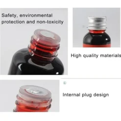 Hommy 120 ml Fake Blood Liquid Bottle Scen Prank Theatrical Vampyres Cosplay Props> Smink