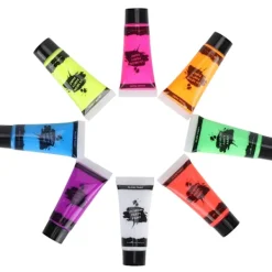 10 ml kropps- och ansiktsfärg med svart ljus, fluorescerande kropps- och ansiktsfärg><noscript><img width=