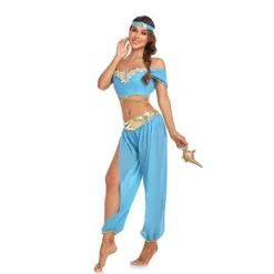 2023 Ny, amp Of Aladdin Jasmine Princess Dress Made Cosplay Costume L><noscript><img width=