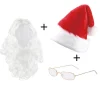 TrueNorth 2025 Ny Tomte Skägg Peruk Set Jul Rollspel Set Bästa Julklapp till Vänner Jul Huvudbonad Falskt Skägg> Tillbehör