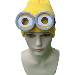 FMYSJ 2025 Nya Kvinnor Män Halloween Söta Mini-ons Kostymer Mini-ons Tillbehör Inkluderar Glasögon Gul Mössa Stickade Mössor Svarta Handskar Mini Gul M (FMY) | Fyndiq><noscript><img width=