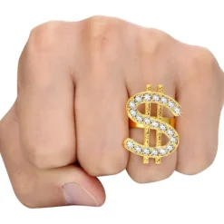 80- och 90-tals hiphop-kostymset, DJ-rappare-kostymtillbehör med><noscript><img width=