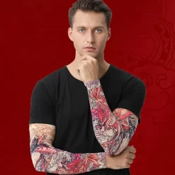 1 par blomarmsärmar Cover 09 09> Smink