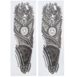 1 par fashionabla motorcykelklistermärkepapper universella motorcykeldekaler för motorcykelmodifieringSkull> Smink