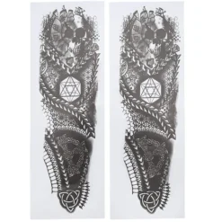 1 par Fashionable Motorcycle Skull Sticker Paper Universal Motorcycle Decals för MotorcykelmodifieringSkull> Smink