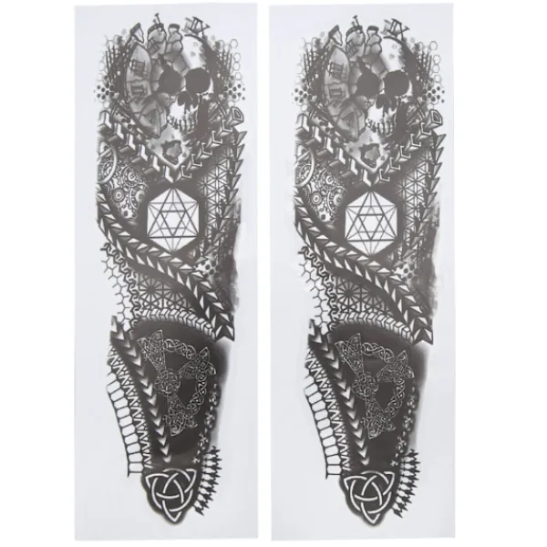 1 par Fashionable Motorcycle Skull Sticker Paper Universal Motorcycle Decals för MotorcykelmodifieringSkull> Smink