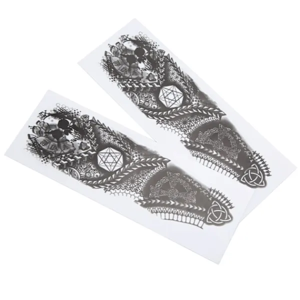 1 par Fashionable Motorcycle Skull Sticker Paper Universal Motorcycle Decals för MotorcykelmodifieringSkull> Smink