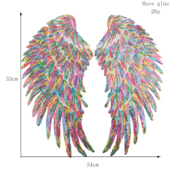 2 par modebländande änglavingar vinglappar> Tillbehör