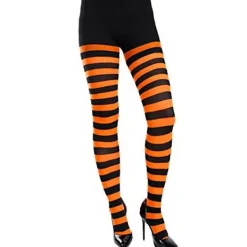 3 Par Strumpbyxor med Ränder Långa Strumpbyxor Randiga för Juldräkter><noscript><img width=