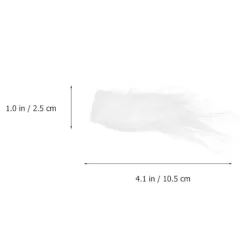 5 par vita ögonbryn Jultomten Ögonbryn Realistiskt ansiktshår Jultomtedräkt-FX-><noscript><img width=