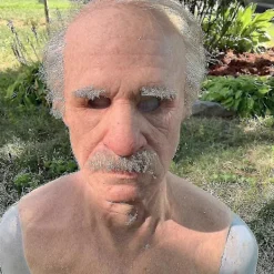 FMYSJ 1 Realistiska Latexmasker, Stor Näsa Gammal Man Supermjuk Rynkig Ansikte Huvudbonad Maskeradfest (FMY)> Masker