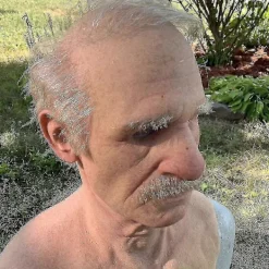 FMYSJ 1 Realistiska Latexmasker, Stor Näsa Gammal Man Supermjuk Rynkig Ansikte Huvudbonad Maskeradfest (FMY)><noscript><img width=