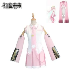 2024 Rosa Miku Cosplay Kostym Performance Kostym Cos Kostym Hatsune Miku Regular C Kostym Peruk Cosplay Flickor Vår Sakura Körsbär Miku-Perfet XL | Fyndiq> Dräkter
