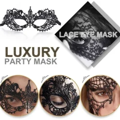 AcserGery 2025 Senaste Modell Maskeradmask för Kvinnor Spets Venetiansk Mask Halloween Karneval Party Kostymmask><noscript><img width=