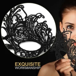 2025 Senaste Modell Par Maskeradmask för Kvinnor Män Glänsande Venetiansk Mask Halloweenmask för Fest Bal Kostym Spetsmasker> Masker