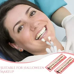 4 set akrylharts falska tänder falska tänder protes Halloween Ho><noscript><img width=